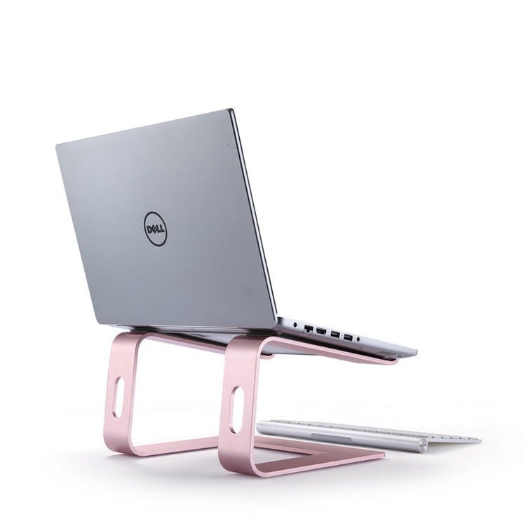 Support ordinateur portable en alliage d'aluminium élégant et robuste pour bureau - IVOIRART.COM