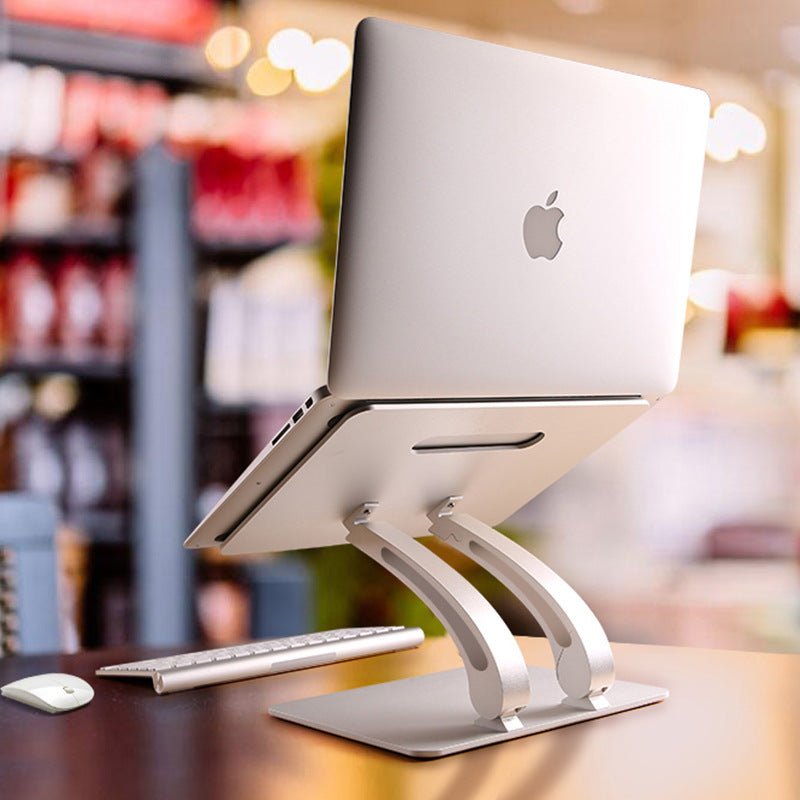 Support pliable et relevable en alliage d'aluminium pour ordinateur portable et tablette avec base de refroidissement - IVOIRART.COM