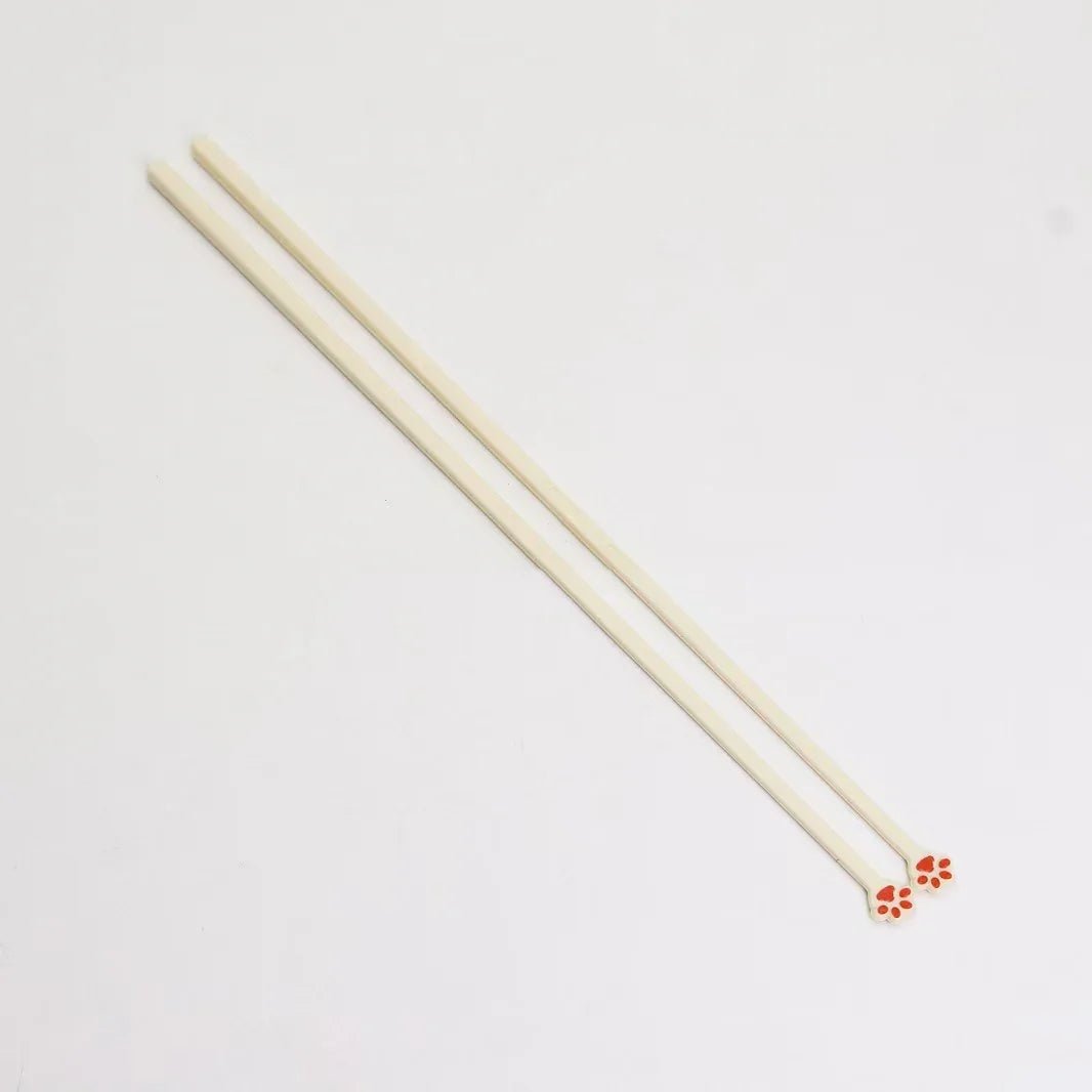 Support Portable Créatif pour Baguettes en Forme de Chat - Accessoire Original - IVOIRART.COM