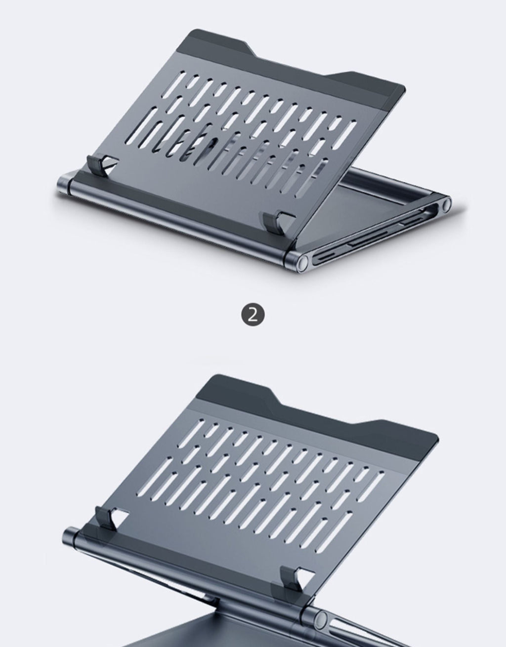 Support pour ordinateur portable avec station d'accueil 8-en-1 multifonctionnelle - IVOIRART.COM