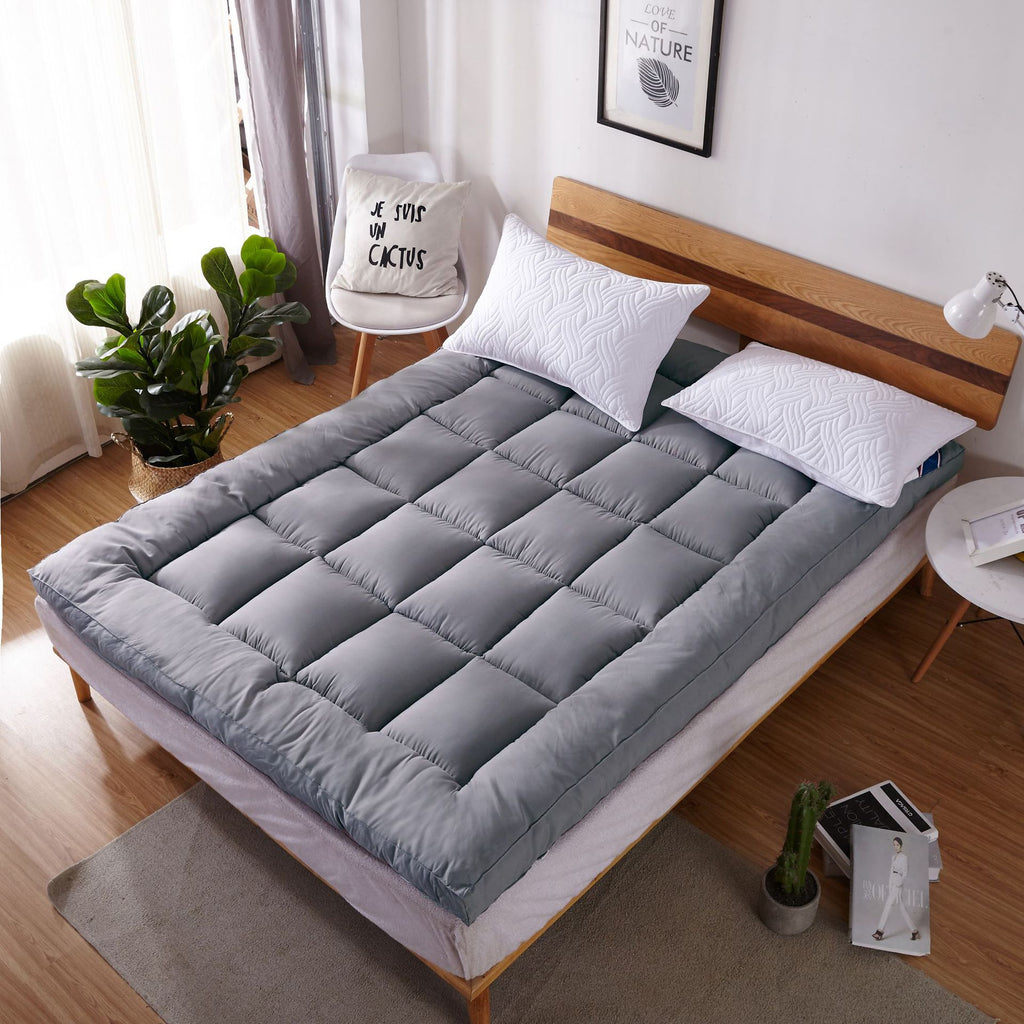 Surmatelas épais en microfibre antidérapant, protection de lit pour usage domestique - IVOIRART.COM