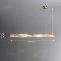 Suspension italienne minimaliste créative en cristal LED pour table à manger -3C - IVOIRART.COM