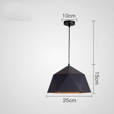 Suspensions Créatives Colorées Petites aux Formes Géométriques en Fer - IVOIRART.COM