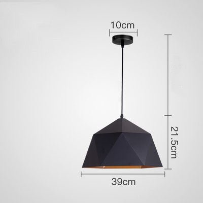 Suspensions Créatives Colorées Petites aux Formes Géométriques en Fer - IVOIRART.COM