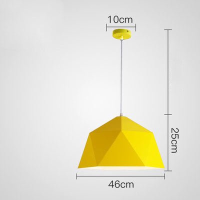 Suspensions Créatives Colorées Petites aux Formes Géométriques en Fer - IVOIRART.COM