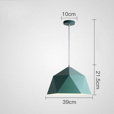Suspensions Créatives Colorées Petites aux Formes Géométriques en Fer - IVOIRART.COM