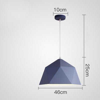 Suspensions Créatives Colorées Petites aux Formes Géométriques en Fer - IVOIRART.COM