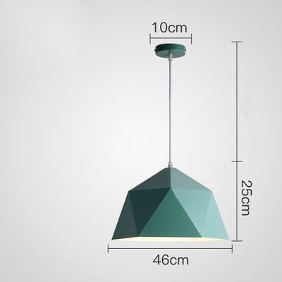 Suspensions Créatives Colorées Petites aux Formes Géométriques en Fer - IVOIRART.COM
