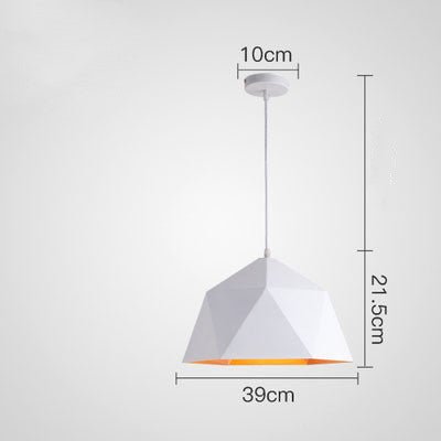 Suspensions Créatives Colorées Petites aux Formes Géométriques en Fer - IVOIRART.COM