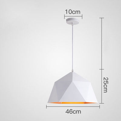 Suspensions Créatives Colorées Petites aux Formes Géométriques en Fer - IVOIRART.COM
