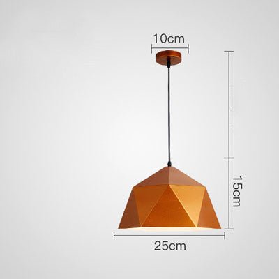 Suspensions Créatives Colorées Petites aux Formes Géométriques en Fer - IVOIRART.COM