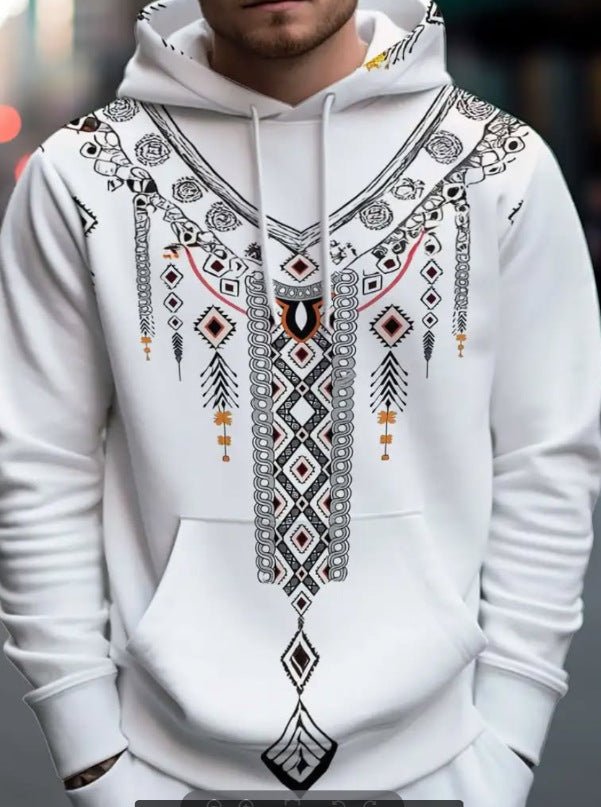 Sweat à capuche décontracté pour homme, manches longues, confortable et stylé - IVOIRART.COM