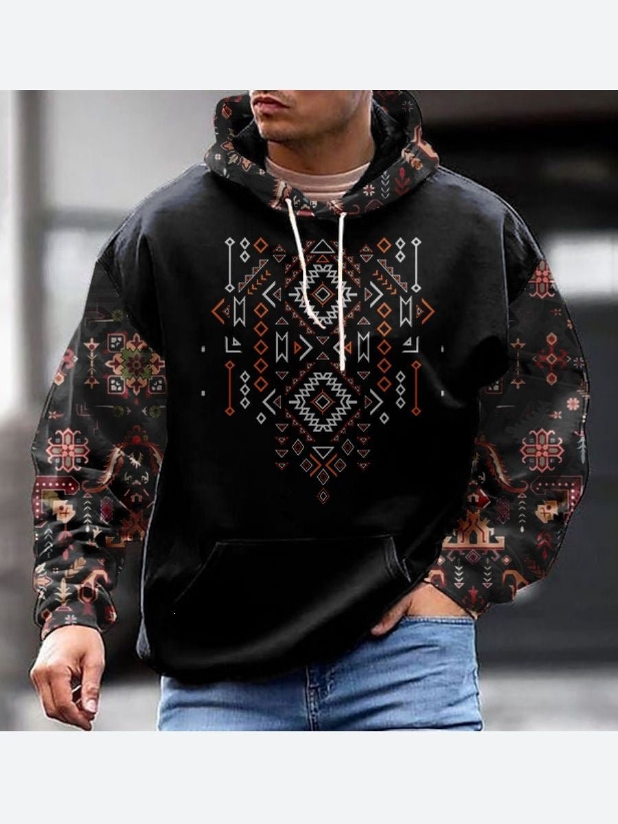 Sweat à capuche décontracté pour homme, manches longues, confortable et stylé - IVOIRART.COM