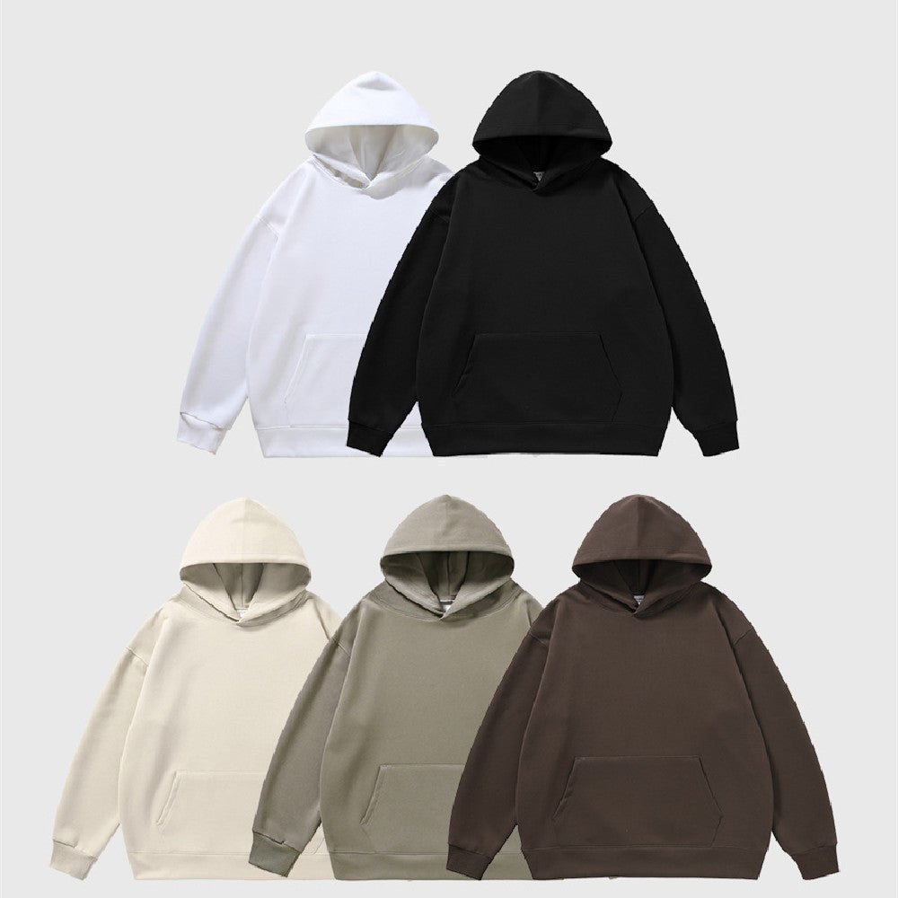 Sweat à capuche matelassé en velours pour hommes et femmes aux épaules larges et coupe ample - IVOIRART.COM