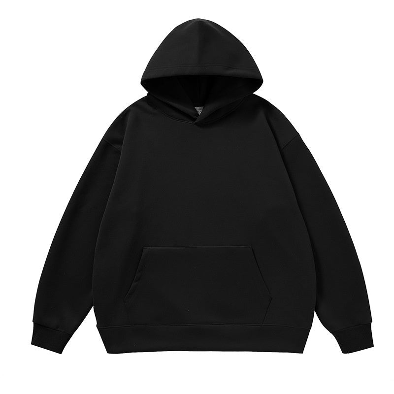 Sweat à capuche matelassé en velours pour hommes et femmes aux épaules larges et coupe ample - IVOIRART.COM