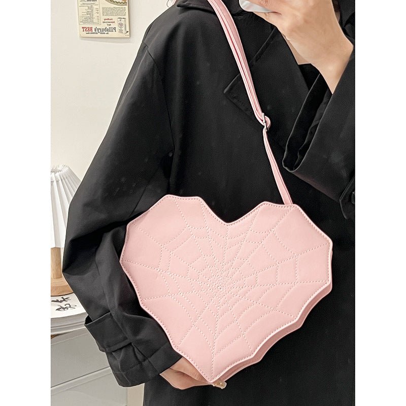 Sweet Girl Sac bandoulière Bat Love - Style street, toile d'araignée, anti-vol ! - IVOIRART.COM