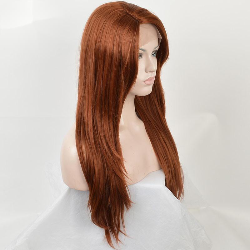 Synthetic Front Lace Long Curly Hair - IVOIRART.COM