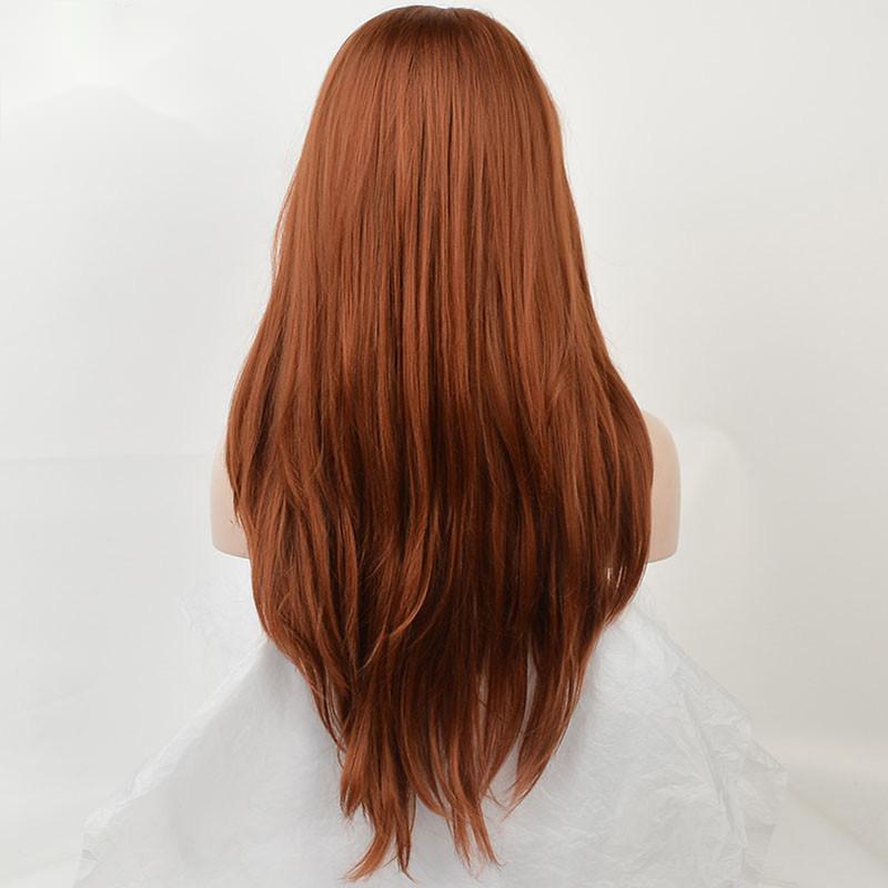 Synthetic Front Lace Long Curly Hair - IVOIRART.COM