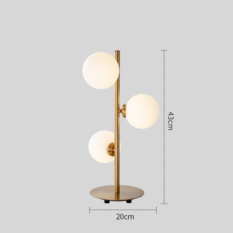 Table Lamp Bedroom Simple Modern Personality Creative Round Ball - IVOIRART.COM