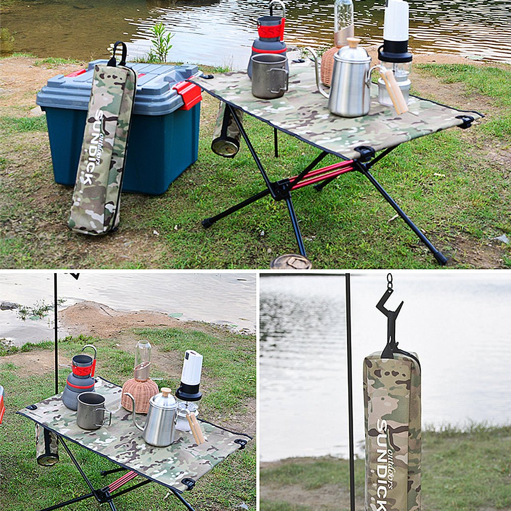 Table Pliante Extérieure pour Camping avec Filet, Table de Barbecue et Pique-Nique - IVOIRART.COM