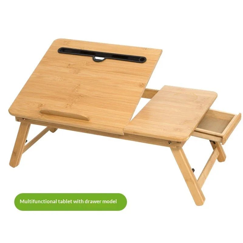 Table pliante idéale pour un lit surélevé en bambou simple – petit modèle 50 cm - IVOIRART.COM