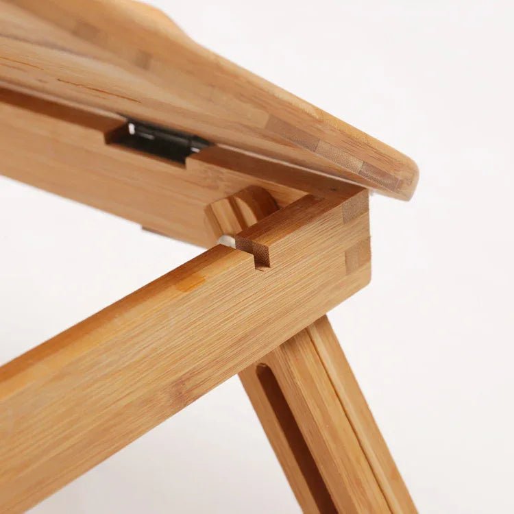 Table pliante idéale pour un lit surélevé en bambou simple – petit modèle 50 cm - IVOIRART.COM