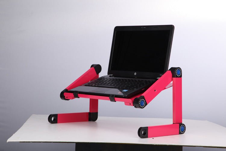 Table pour ordinateur portable avec support ergonomique pliable réglable et tapis de souris - IVOIRART.COM