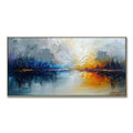 Tableau abstrait moderne toile peinte à la main pour salon décoration murale art - IVOIRART.COM