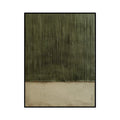 Tableau huile peint à la main sur toile, abstrait moderne vert, texture décor chic - IVOIRART.COM