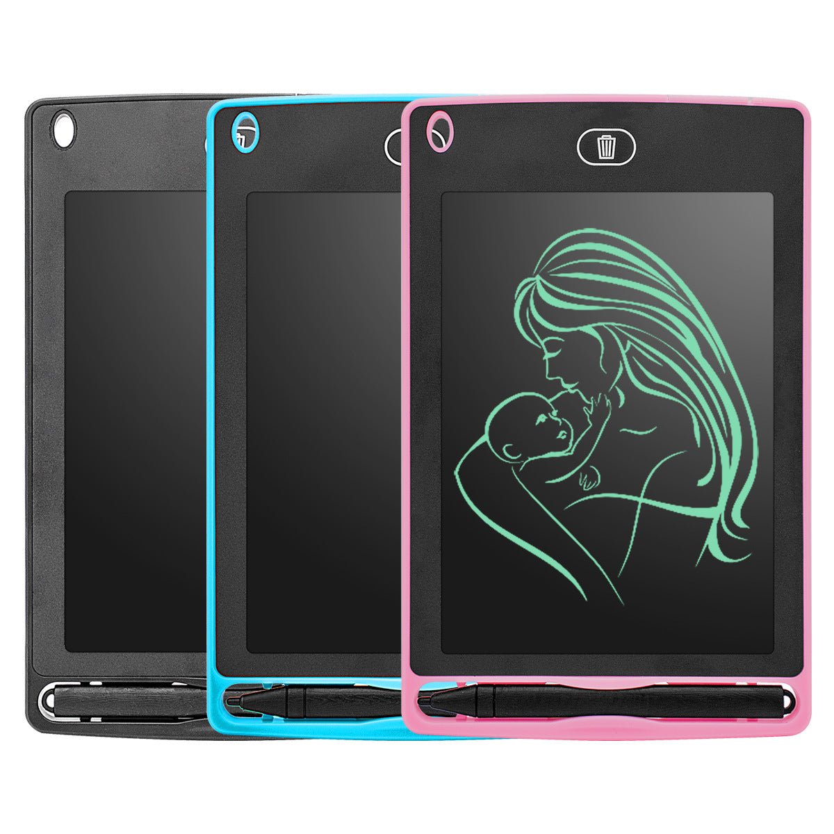 Tablette d'écriture LCD pour enfants 6,5 pouces - Dessin graffiti réutilisable!! - IVOIRART.COM