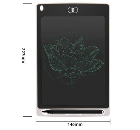 Tablette d'écriture LCD pour enfants 6,5 pouces - Dessin graffiti réutilisable!! - IVOIRART.COM