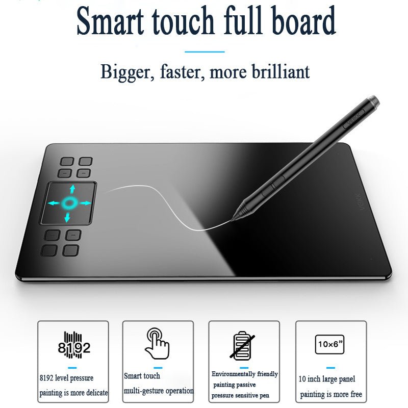 Tablette Graphique Électronique de Dessin Numérique avec Écran de 10 Pouces - IVOIRART.COM