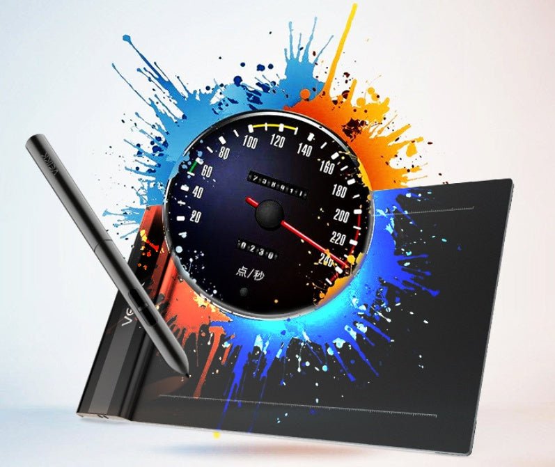 Tablette Graphique Électronique S640 USB avec Stylet Sans Batterie et Haute Sensibilité - IVOIRART.COM