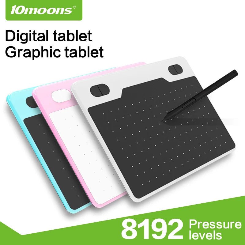 Tablette graphique ultra légère de 10 pouces compatible Apple, stylet sans batterie - IVOIRART.COM