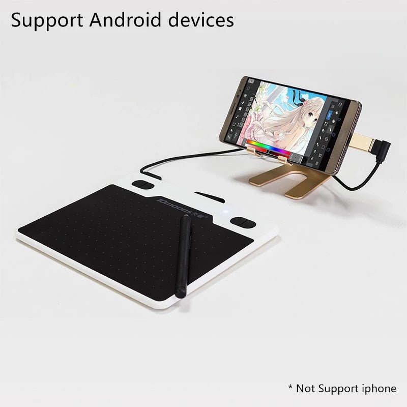 Tablette graphique ultra légère de 10 pouces compatible Apple, stylet sans batterie - IVOIRART.COM