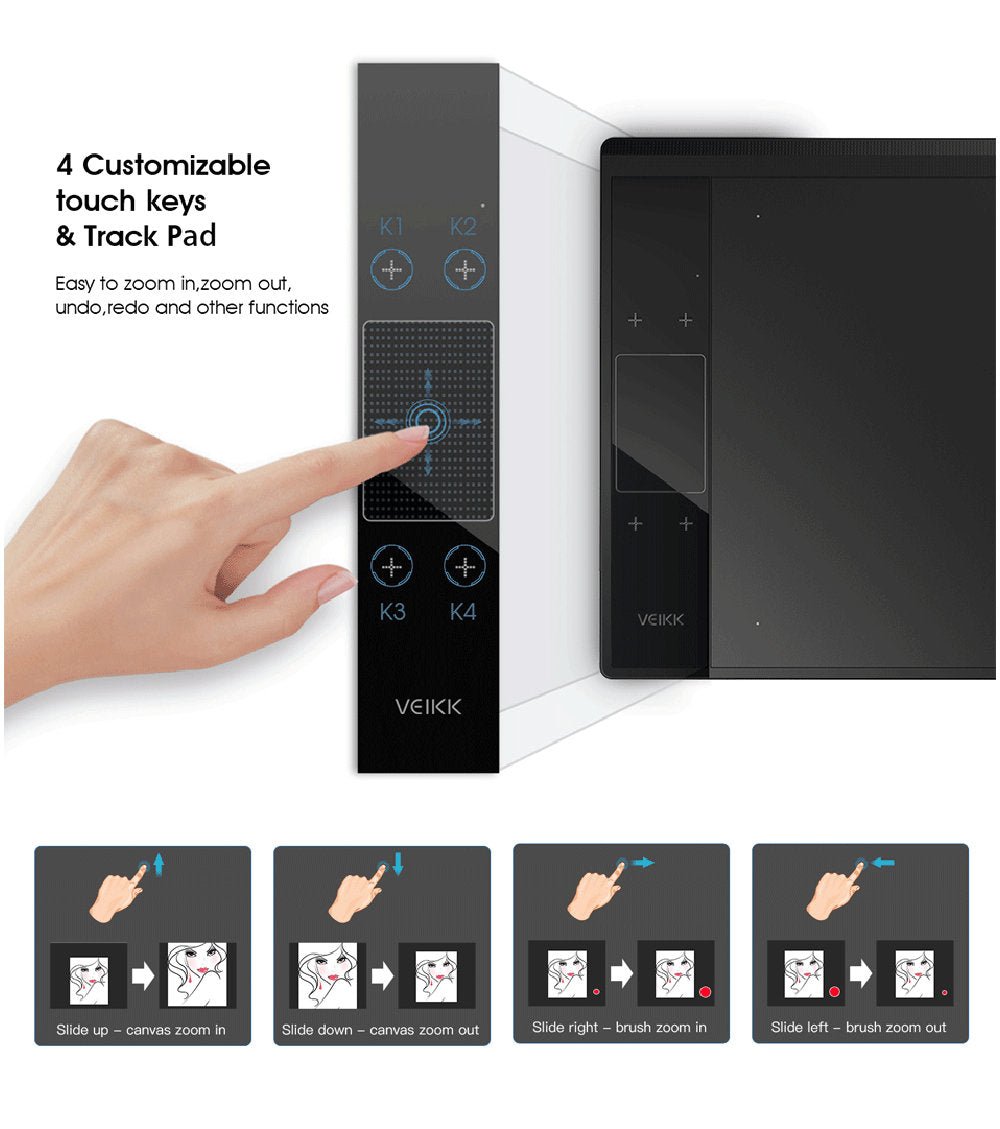 Tablette numérique A30 version anglaise avec planche peint à la main ultra-fine - IVOIRART.COM