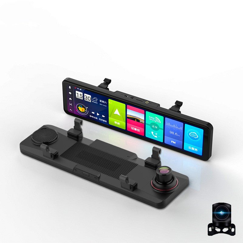 Tachygraphe Rétroviseur enregistreur double - GPS, Bluetooth, Caméra 170° HD Dual - IVOIRART.COM