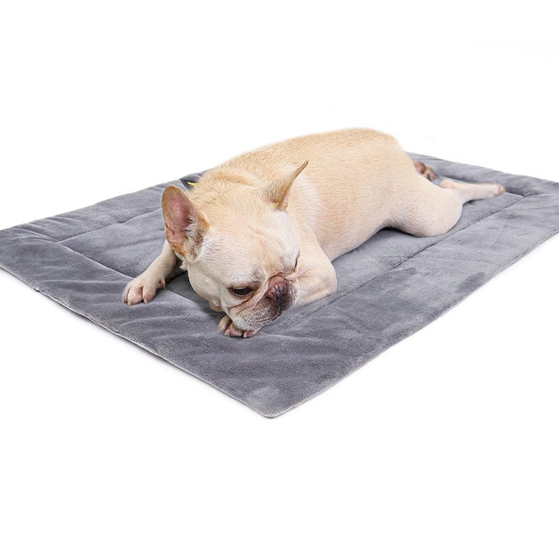 Tapis Chauffant Isolant Douillet pour Chiens et Chats, Coussin Doux en Polaire - IVOIRART.COM