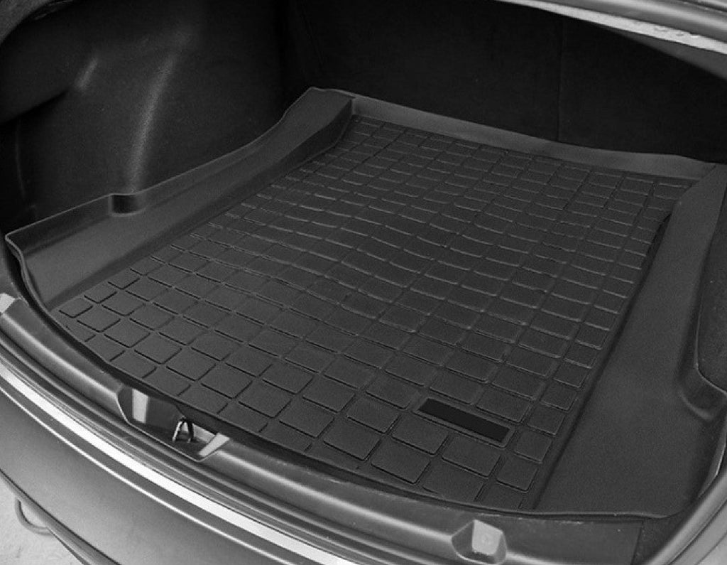 Tapis de coffre en TPE pour Tesla Model 3, tapis de sol arrière noir, durable et écologique, protection efficace - IVOIRART.COM