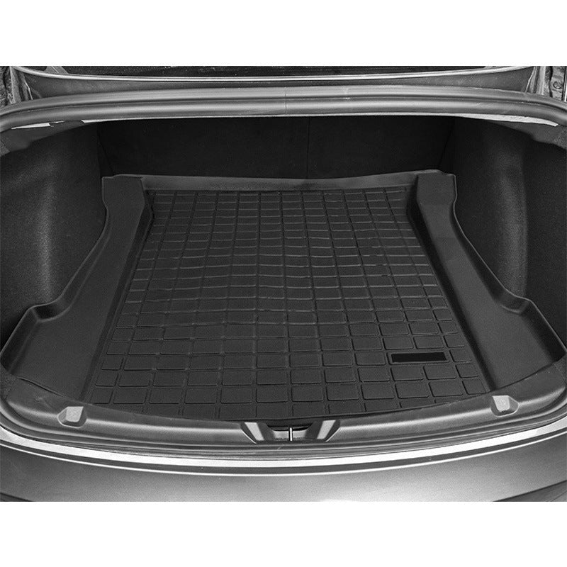 Tapis de coffre en TPE pour Tesla Model 3, tapis de sol arrière noir, durable et écologique, protection efficace - IVOIRART.COM