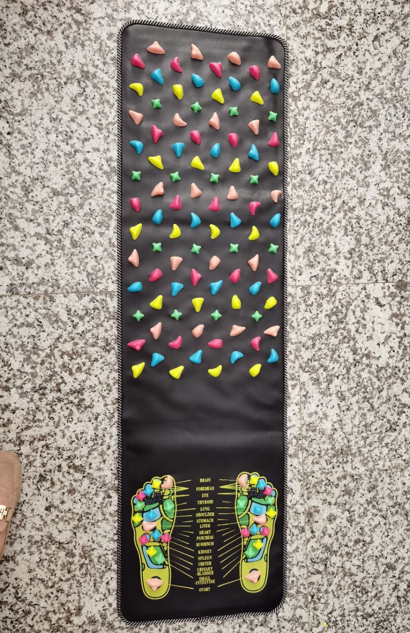 Tapis de Massage pour Pieds Effet Pavé, Coussin Relaxant avec Physiothérapie Infrarouge - IVOIRART.COM