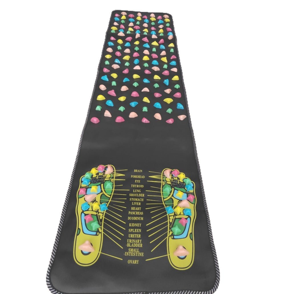 Tapis de Massage pour Pieds Effet Pavé, Coussin Relaxant avec Physiothérapie Infrarouge - IVOIRART.COM