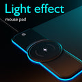Tapis de Souris Sans Fil Chargeur Coloré avec Touches Empreinte Digitale - IVOIRART.COM