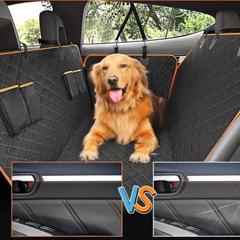 Tapis de Voiture en Tissu Oxford pour Animal Domestique, Siège Arrière Antisalissure, 147x137 cm - IVOIRART.COM