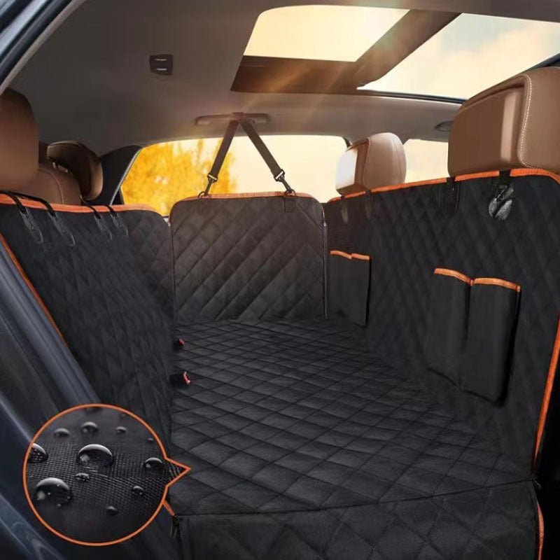 Tapis de Voiture en Tissu Oxford pour Animal Domestique, Siège Arrière Antisalissure, 147x137 cm - IVOIRART.COM