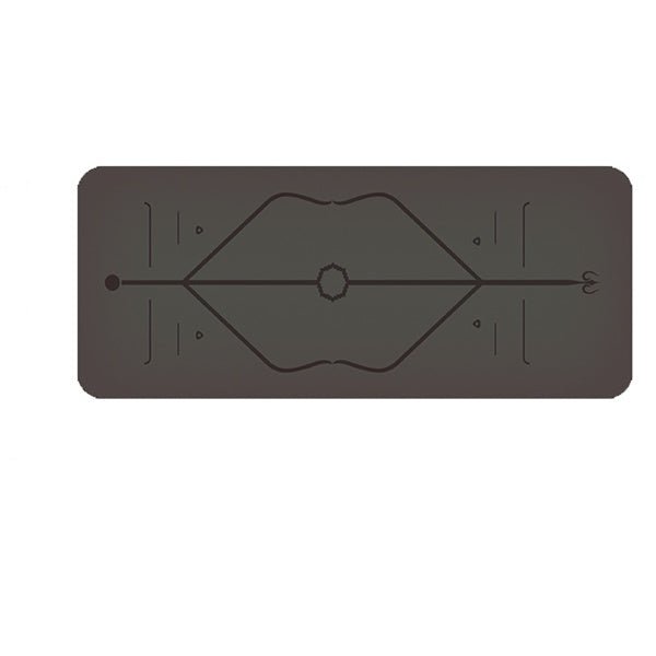 Tapis de yoga en caoutchouc naturel avec revêtement PU, épaisseur 5 mm, dimensions 1830x680 mm - IVOIRART.COM