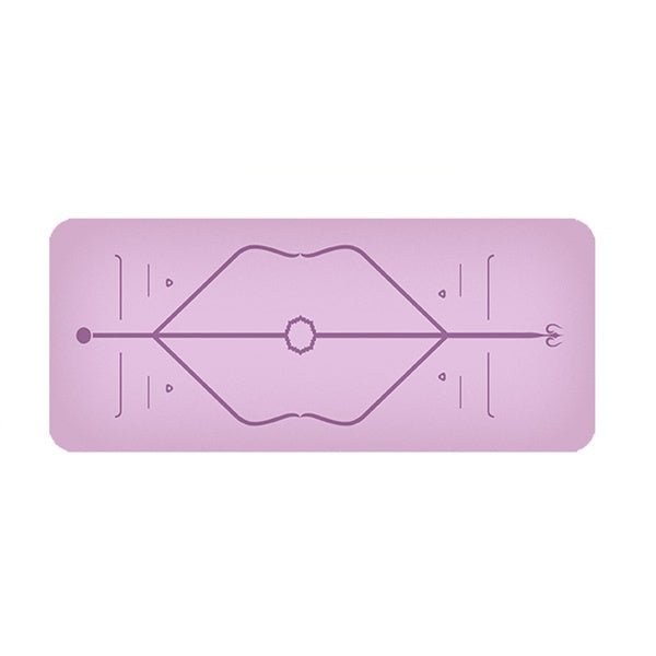 Tapis de yoga en caoutchouc naturel avec revêtement PU, épaisseur 5 mm, dimensions 1830x680 mm - IVOIRART.COM