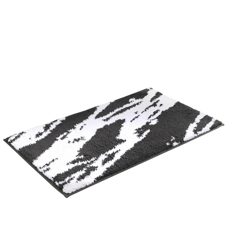 Tapis d’entrée en marbre nordique chic, absorbant et antidérapant pour porte - IVOIRART.COM
