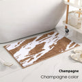 Tapis d’entrée en marbre nordique chic, absorbant et antidérapant pour porte - IVOIRART.COM