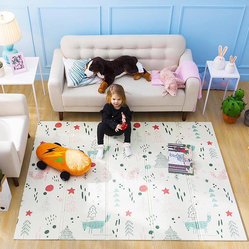 Tapis d’éveil épais pour bébé, tapis de jeu pliable pour ramper 150x200 cm - IVOIRART.COM